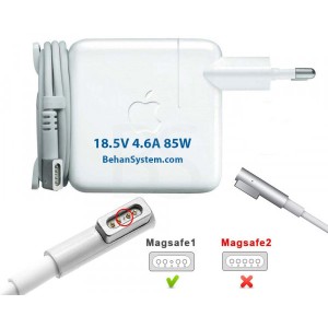 Apple Power Adapter 85W Magsafe for MacBook Pro MC372 15 inch شارژر مک بوک پرو