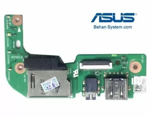 ASUS K555 LAPTOP NOTEBOOK USB Audio Card Reader IO Board CONNECTOR