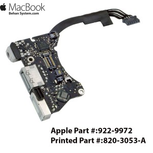 USB Audio MagSafe POWER Apple MacBookAir A1370 11 inch Laptop NOTEBOOK - 820-3053-A