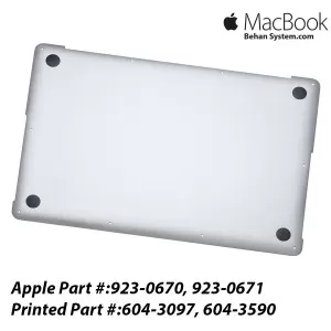 Lower Case Bottom Apple MacBook Pro Retina 15" A1398 - 604-3097, 604-3590