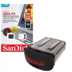 SanDisk Cruzer Ultra Fit USB 3.0 Flash Memory 64GB