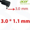 Acer Laptop Notebook Charger Adapter 19V 2.37A 45W 3.0x1.0mm