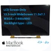 LED Apple MacBook Air 13" A1466 13.3 (11.3"x7.1") WQXGA+ (1440x900) Glossy LCD LSN133BT01