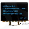 ED MacBook 13.3 30 pin WideScreen (11.3"x7.1") WQXGA (2560x1600) Glossy LCD