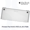 Lower Case Bottom 2008 apple Macbook Pro A1278 MacBookPro5,1 Late 2008 EMC 2254 613-7672-A