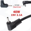 Asus 40W 19V 2.1A 2.5x0.7 Laptop Power Adapter شارژر لپ تاپ ایسوس
