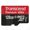 کارت حافظه microSDHC ترنسند مدل Premium کلاس 10 استاندارد UHS-I U1 سرعت 60MBps 400X ظرفیت 128 گیگابایت