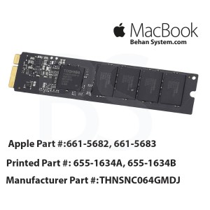 حافظه SSD مک بوک ایر A1369 سیزده اینچی