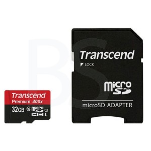 کارت حافظه microSDHC ترنسند مدل Premium کلاس 10 استاندارد UHS-I U1 سرعت 60MBps 400X ظرفیت 32 گیگابایت