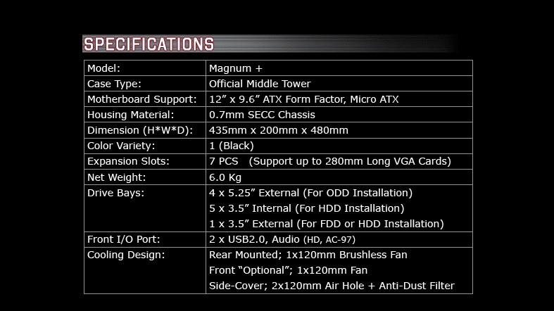 Green Magnum Plus Computer Case